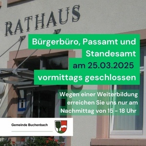 Auenansicht Rathaus Buchenbach, Eingangsbereich