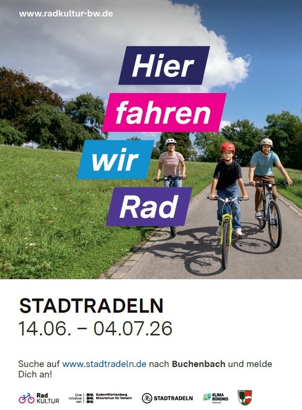 Stadtradeln 2026 Plakat Bild mit Landschaft Stadtradeln 2026 Plakat Bild mit Landschaft