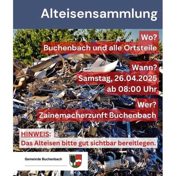 Info zur Alteisensammlung